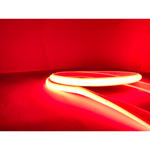 5 m. vattentät Röd Neon COB LED strip - 230V, IP67, 288 LED, 11,5W/m, kan klippas var 10cm