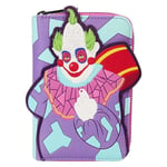 Loungefly Killer Klowns from Outer Space Purse Jumbo Glow Halloween Zip Wallet