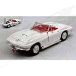 FR- MotorMax CHEVROLET CORVETTE CONVERTIBLE 1967 WHITE 1:24 - MTM73224W