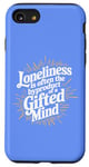 iPhone SE (2020) / 7 / 8 Loneliness Is Often The Byproduct Of A Gifted Mind Blue Case