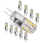 G4 LED-lampor, Varmvitt, Ersättning för 20 W Halogenlampor, 10-pack