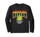 Reptar Fire Text With Reptars Head Long Sleeve T-Shirt