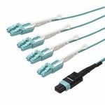 Startech.com Mpo8lcpl3m Câble De Fibre Optique 3 M Mpo/mtp 8x Lc Om3