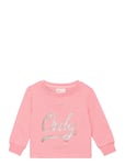 Komwendy Life L/S O-Neck Logo Ub Swt Pink Kids Only