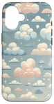 iPhone 16 Clouds in the sky on a cloudy day cloud gazing Case