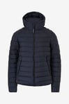 Superdry - Jacka Hooded Fuji Sport Padded Jkt - Blå