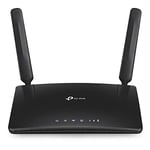 TP-Link Box 4G, Routeur 4G LTE 150Mbps WiFi AC 750Mbps, 2 x SMA pour antenne externe, 4 ports Ethernet, antennes amovibles, modem Carte SIM pour tout opérateur (Archer MR200)