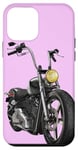 iPhone 12 mini Hand Drawn Chopper Motorcycle Case