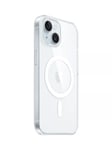 Apple Clear Case with MagSafe for iPhone 15, Clear