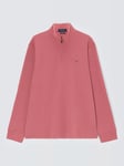 Polo Ralph Lauren Zip Neck Jersey Top, Adirondack Berry