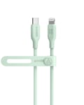 Câble Iphone Usb C Vers Lightning, 541 Câble Certifié Mfi 0,9 M, Câble De Charge Rapide Biosourcé Pour Iphone 13 13 Pro 12 11 X Xs Xr 8 Plus (Chargeur Non Inclus), Vert Naturel