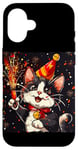 iPhone 16 Ring in the New Year Costume with a Cool Cat Vibe Case