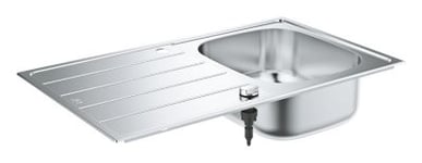 Évier en inox satiné 1 bac à encastrer Grohe K200