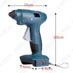 60W Wireless Hot Melt Glue Gun w/ Glue Stick 11mm For Milwaukee M18 Battery DIY