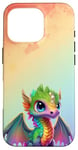 Coque pour iPhone 16 Pro Colorful Dragon Baby Cute Pretty Birthday Graphic