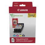 Canon Ink 2106C006 CLI-581 Multipack + Paper