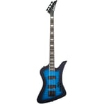 JS KELLY BIRD JS3Q, AMARANTH FINGERBOARD, TRANSPARENT BLUE BURST