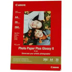 Canon Photo Paper Plus Glossy II PP-201 (5x5 inch/13x13cm) 265g/m2 - 20 Sheets