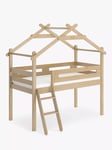 Boori Forest Teepee Loft Single Bedstead, Almond