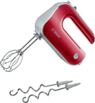 Bosch - Hand Mixer Styline 500W Red (MFQ40303)