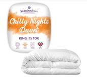 Chilly Nights 15 Tog King Size Duvet Extra Warm Thick Winter Quilt 225x220 cm UK