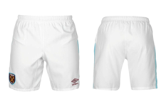 Umbro West Ham United 2016/17 Home Shorts Junior Size 13Y / YXL / 26 - 27" Waist