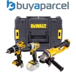 Dewalt DCK383 18v Brushless DCD796 Drill DCF887 Impact DCG412 Grinder Bare TSTAK