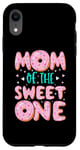 Coque pour iPhone XR Mom of The Sweet One 1st Birthday Family Matching Donut gift