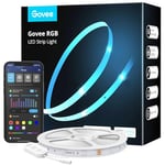 Govee Rubans LED 5M, Bandes WiFi RGB, Contrôle Intelligent par App, Fonctionne avec Alexa et Google Assistant, Synchronisation Musique, 64 Scènes, Lmières LED DIY pour Chambre, Cuisine, Fête, Salon