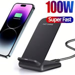 100W uusi langaton laturi jalusta iPhone 15 14 13 12 16 Pro Max XR 8 Samsung Xiaomi