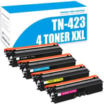 4 Toner Cartridge fits for Brother TN423 HL-L8260CDW DCP-L8410CDW MFC-L8690CDW