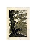 Wee Blue Coo PAINTINGS HEATHCLIFF WUTHERING HEIGHTS BRONTE BLACK WHITE FRAMED PRINT B12X6998