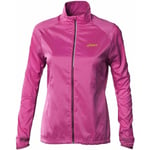 Asics Windbreaker Womens Running Jacket Pink Printed Run Lightweight Ladies