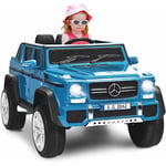 Goplus - Voiture Electrique avec Telecommande pour Enfants 3-8 Ans,G650,2 Vitesses et 4 Roues 12V/4.5Ah, Demarrage/Frein Progressif, Porte et Phare