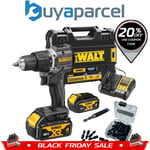 Dewalt DCD100M2T Black 18v XR Brushless Compact Combi Hammer Drill + 25PC Set 