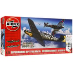 Airfix 1/72 Spitfire vs Messerschmitt Model Kit Dogfight Doubles A50194