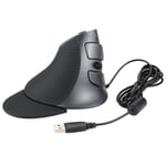 Delux USB filaire ergonomique verticale Optical Mouse Computer Mice réglables 1600 DPI 5D boutons avec amovible Palm Rest