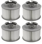 Filter for oppblåsbare Mspa-basseng 4-pack