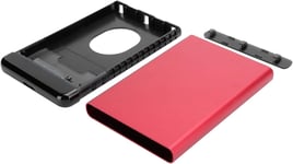 Duro Externo 4 to, Disques Durs sans Fil, Har Externe Portable 4 to, Boîtier de Disque Dur Mobile USB3.0 Portable 2,5 Pouces S/HDD SATA Boîtier en Alliage D'aluminium 4 to Bleu (Rouge)