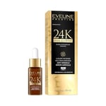 Eveline Cosmetics 24K Snail & Caviar Luxurious Multi-Nutering Antifold sérum, 18 ml