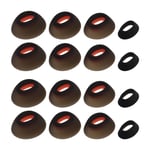 8Pair Black Silicone Earplug In-Ear Headphone Eartips Earbuds Fits JBL Tune Flex