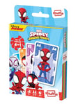 Shuffle – Spidey et Ses Amis Extraordinaires - 4 Jeux en 1-7 Familles, Paires, Action et Batailles - Jeu de Cartes Enfants & Famille – À partir de 4 Ans