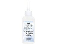 KREUL 42775-Window Color Peinture de Contour, Blanc 80 ML, pour Une Meilleure délimitation des Motifs, pour Les Surfaces Lisses comme Le Verre, Les miroirs et Les Carreaux, 640957, White