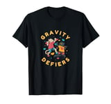 GRAVITY DEFIERS | BOULDERING WALL CLIMBING CAT T-Shirt