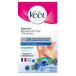 Veet expert bandes de cire aisselles peaux sensibles x16