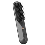 Rechargeable Hot Comb Cordless Hair Brush Straightener Heat Pressing Combs1195