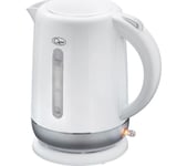 Quest 39919 Jug Kettle - White & Silver, Silver/Grey,White