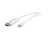 Kramer Electronics C-Usbc/Hm-6, 1,8 M, Usb Typ-C, Hdmi Typ A (Standard), Hanstik, Hanstik, Nikkel