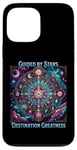 iPhone 13 Pro Max Motivational Astrology Design - Guided by Stars Case