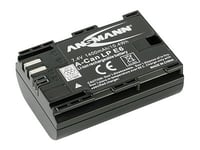 Ansmann A-Can Lp-E6 - Batteri - 1000 Mah - For Canon Lc-E6, Lc-E6e, Xc10, Xc15  Eos 5D, 5Ds, 60, 6D, 70, 7D, 80, 90, R, R5, R6, R7, Ra